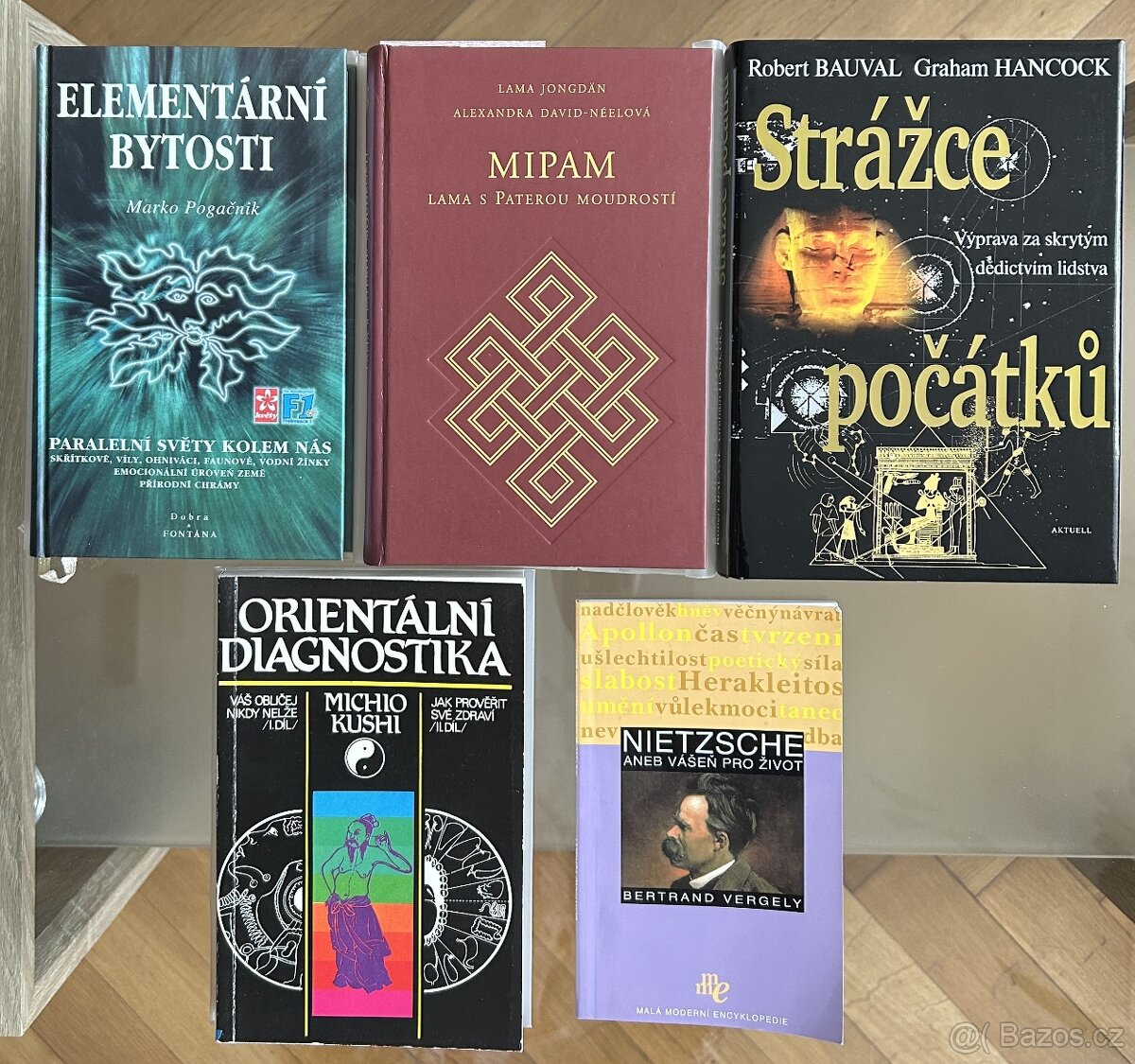 Knihy Marko Pogačnik/Al.David-Néel/Hancock /Kushi