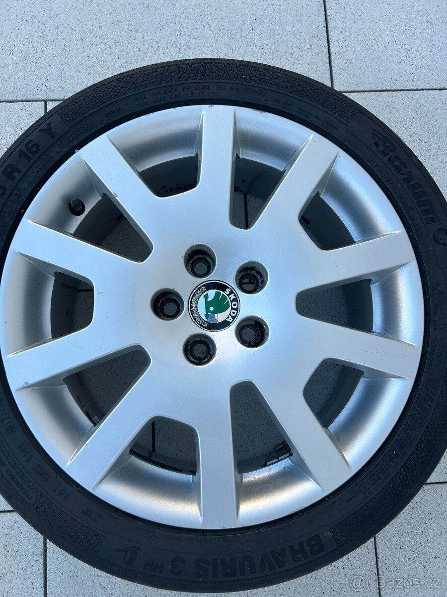 Originál ALU kola Spider Škoda Fabia R16