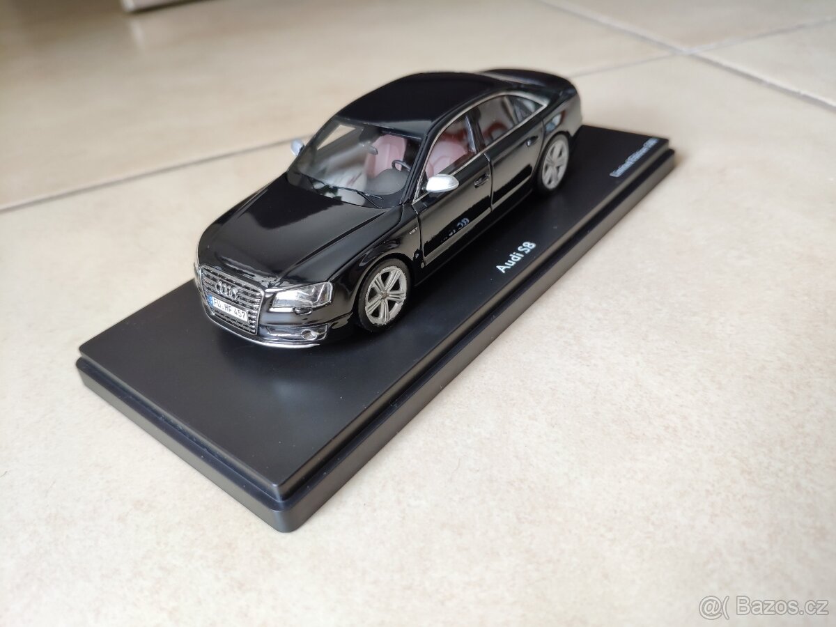 LIMITED 500ks AUDI S8 HAVANNA SCHWARZ SCHUCO 1:43 MODEL