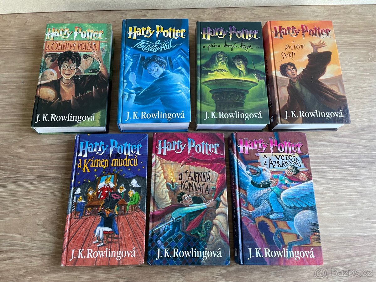 Harry Potter - 7 dílů - 1. vydání - "B" kvalita