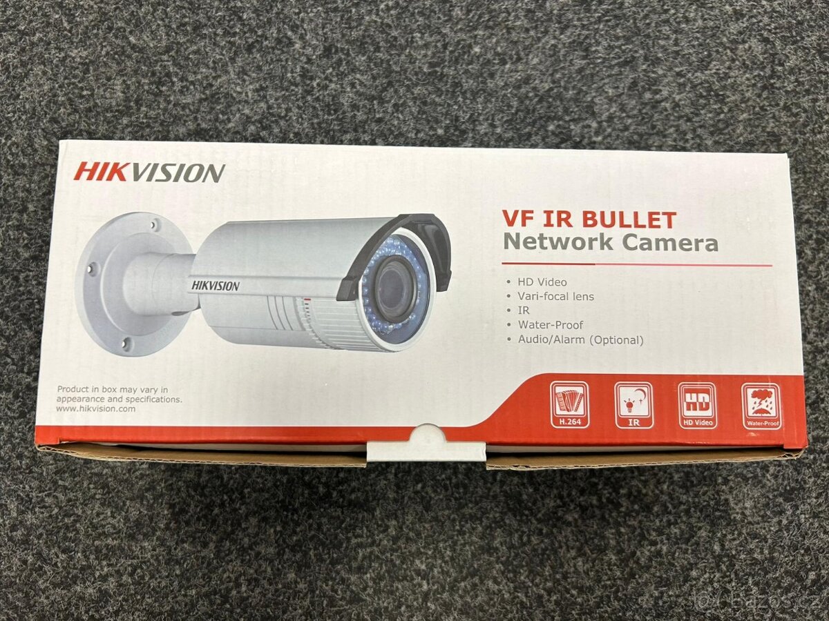 Venkovní bullet IP kamera, TD/N, HD1080p, 2MP, MZVF, 2.8-12m