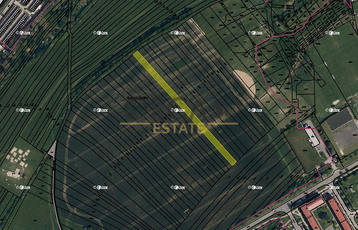 Prodej pozemku v k. ú. Sady o výměře 2307 m2