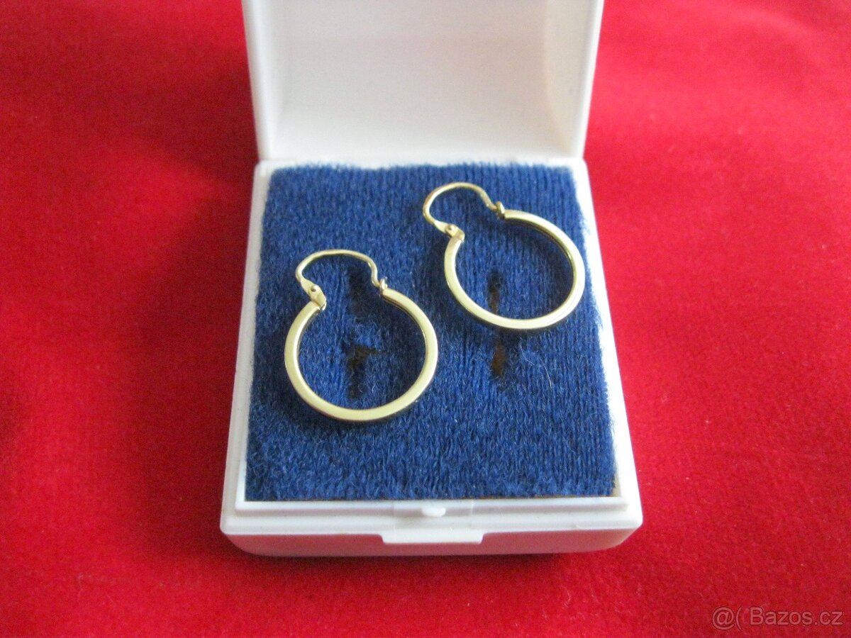 Zlaté náušnice - 14 ti karátové 585/1000