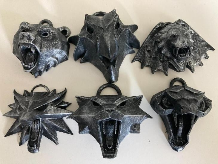 The Witcher - Zaklínač - Sada medailonů