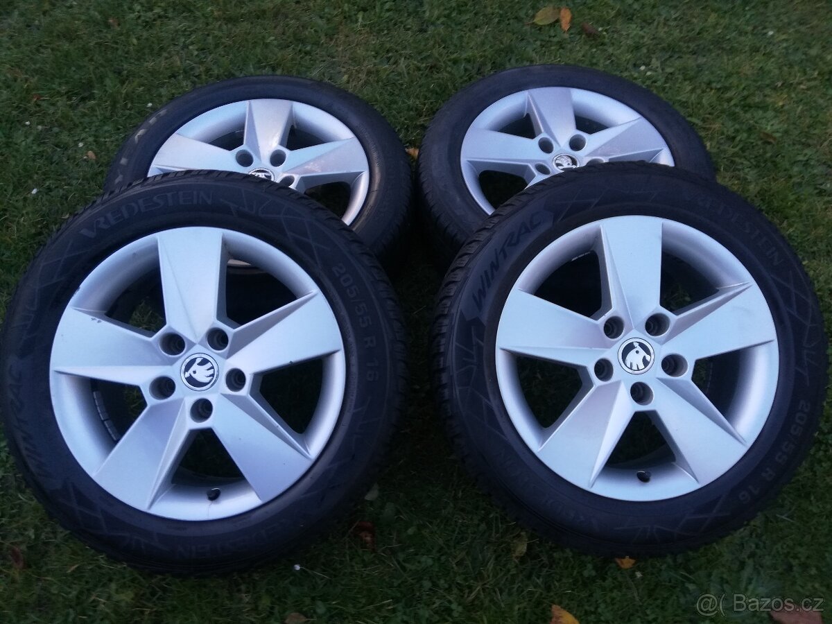 zimní alu Škoda Octavia III 205/55/16