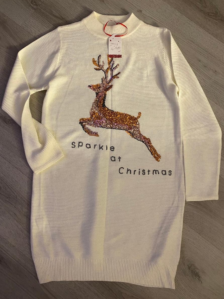 Krásný nový luxusní svetr Next vel.42/XL