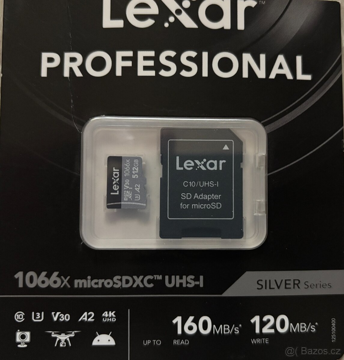 micro SDXC Lexar Professional 1066x UHS‑I (512 GB)