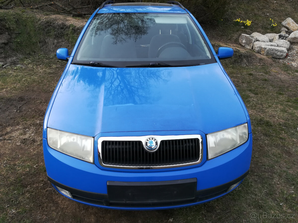 Náhradní díly na Škoda Fabia I modrá 4402