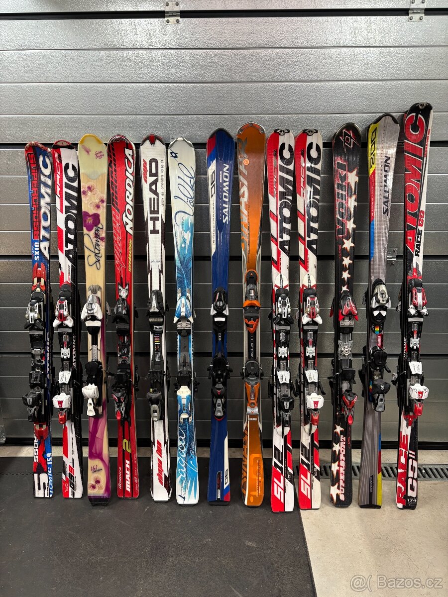 Lyže - různé délky 159cm až 174cm