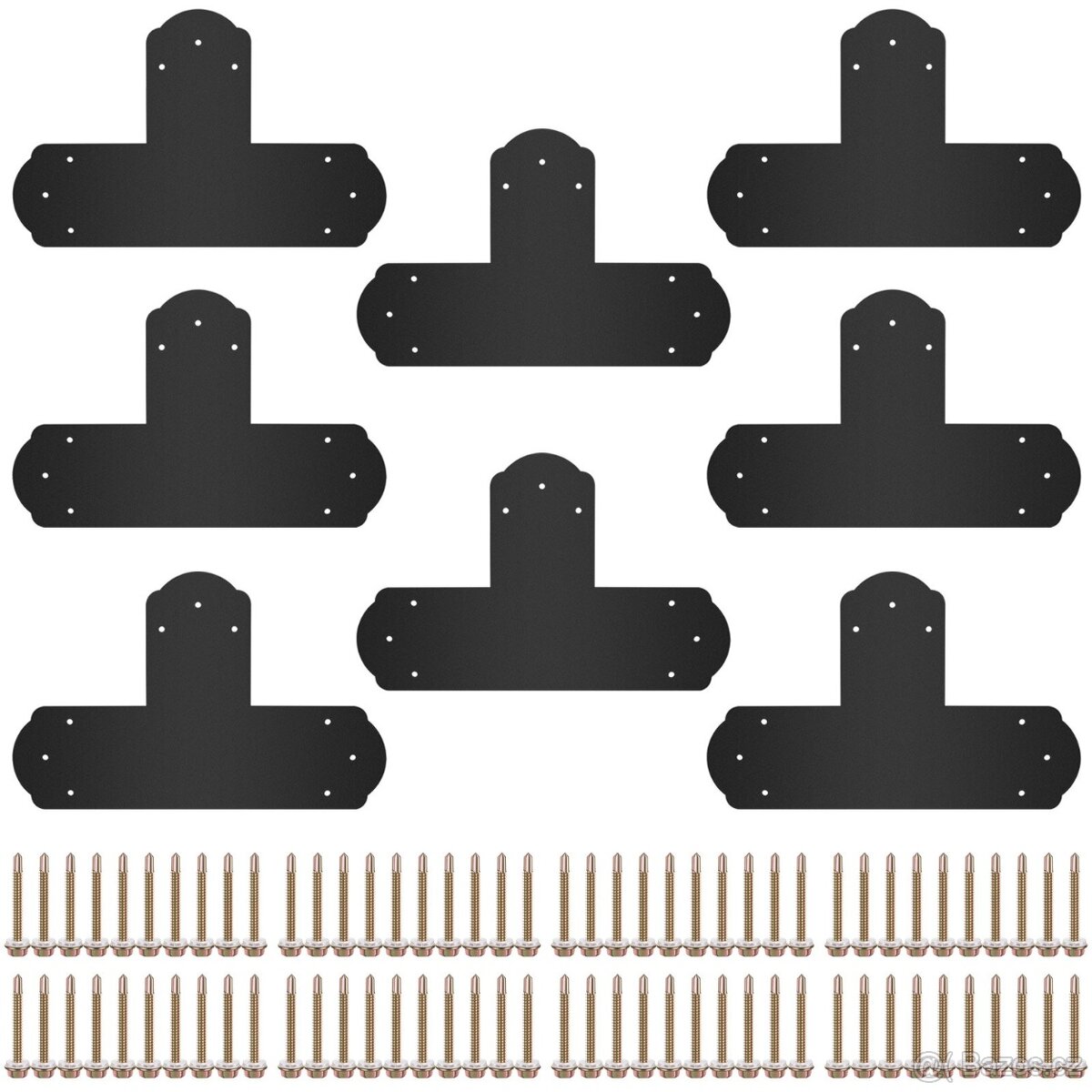 Dekorativní spojovací T-úhelníky (set 8 ks)