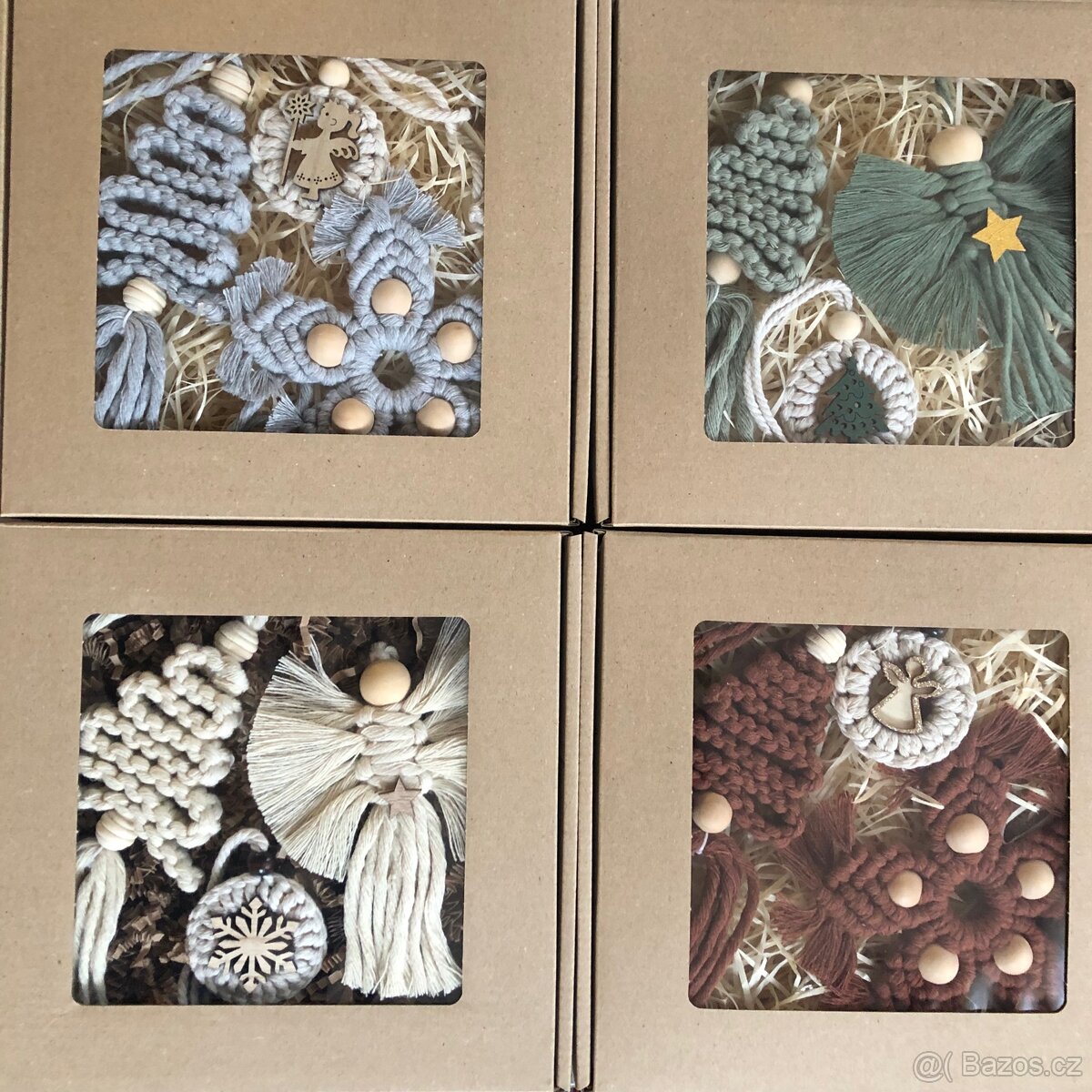 Vánoční macrame sety