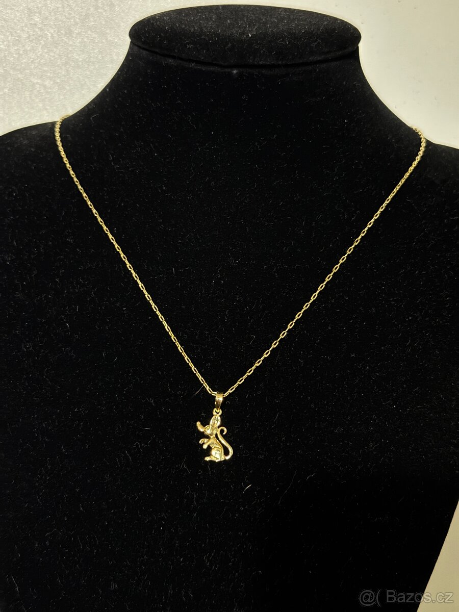 Řetízek s přívěskem 3,71g 585/1000
