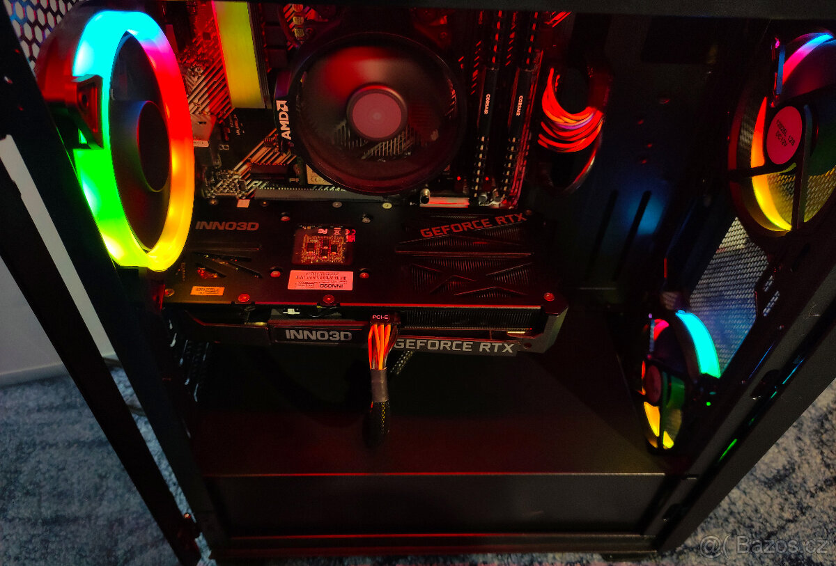 Herní PC | Ryzen 5 | RTX 3060 12GB | A520 | m.2 NVME | HDD