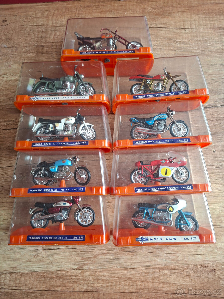 Mercury modely motorek