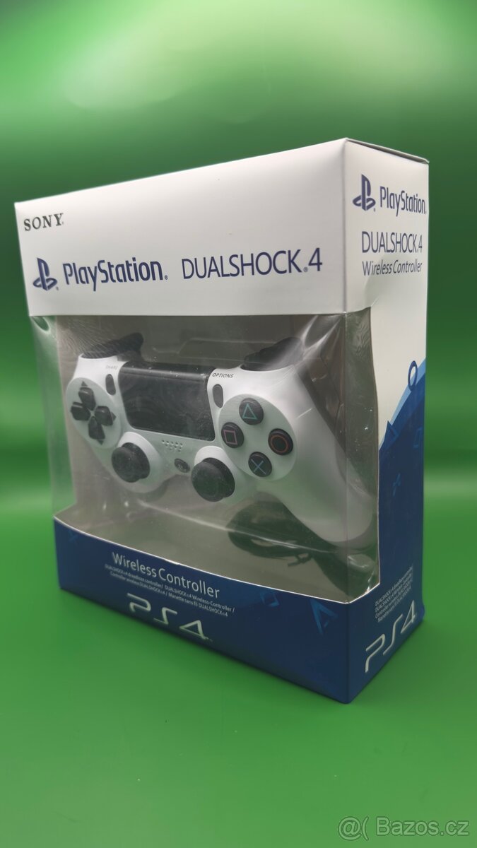 PS4 ovladač, white (NOVÝ)