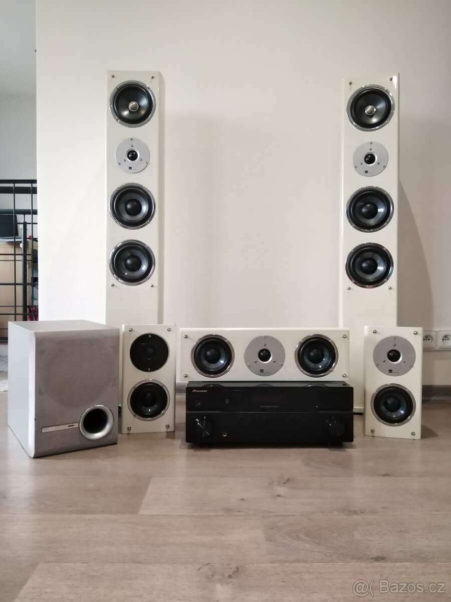 5.1 reproduktory + receiver