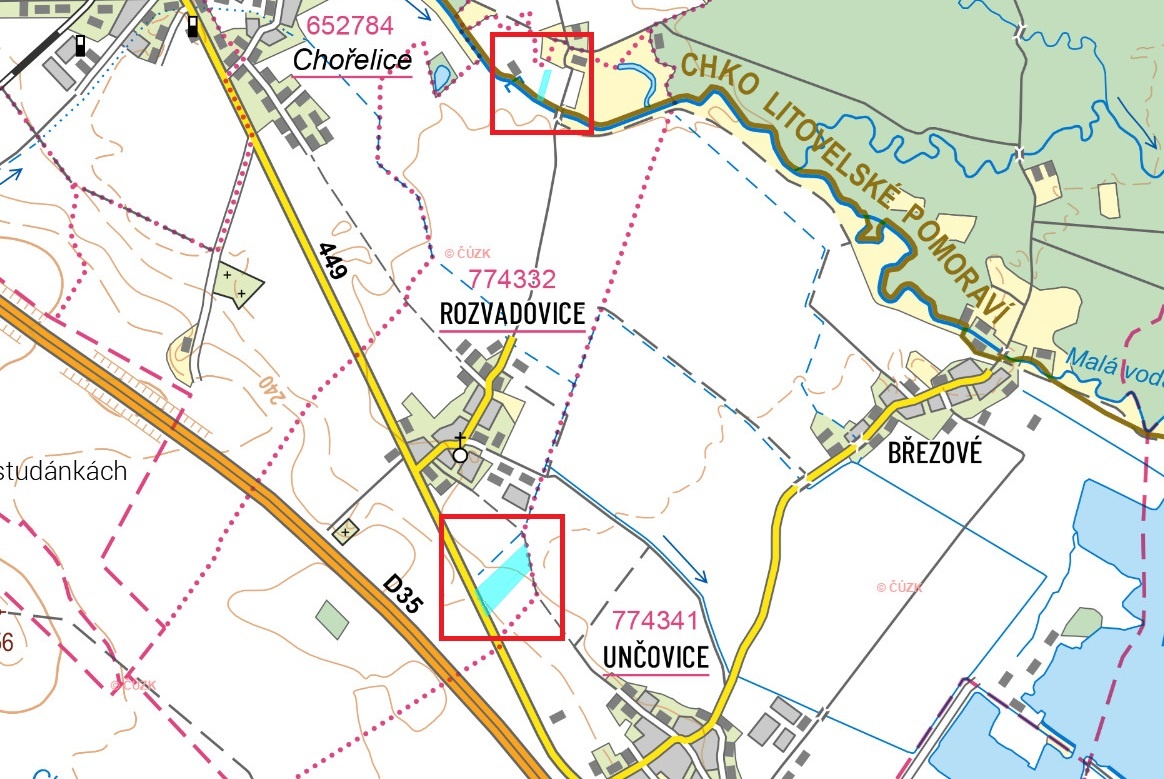 Prodej polí s dobrou bonitou - 2,7 ha – kú Rozvadovice