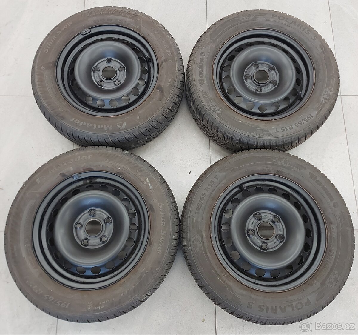 Zimní sada kol 195/65 R15 5x112 (6mm) ŠKODA-VW-SEAT