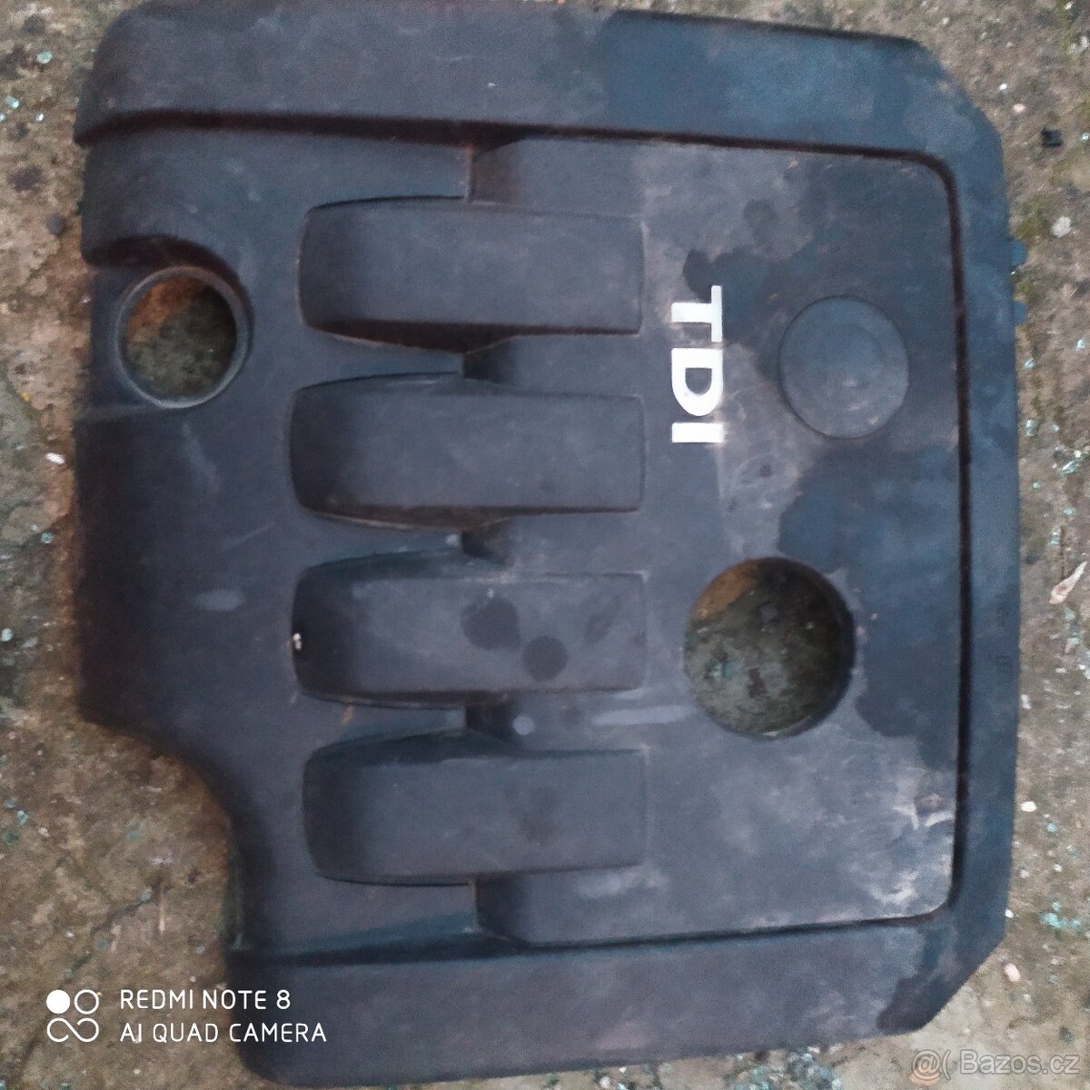 kryty motoru VW TDI, HTP,  vana kufru Fabia 2