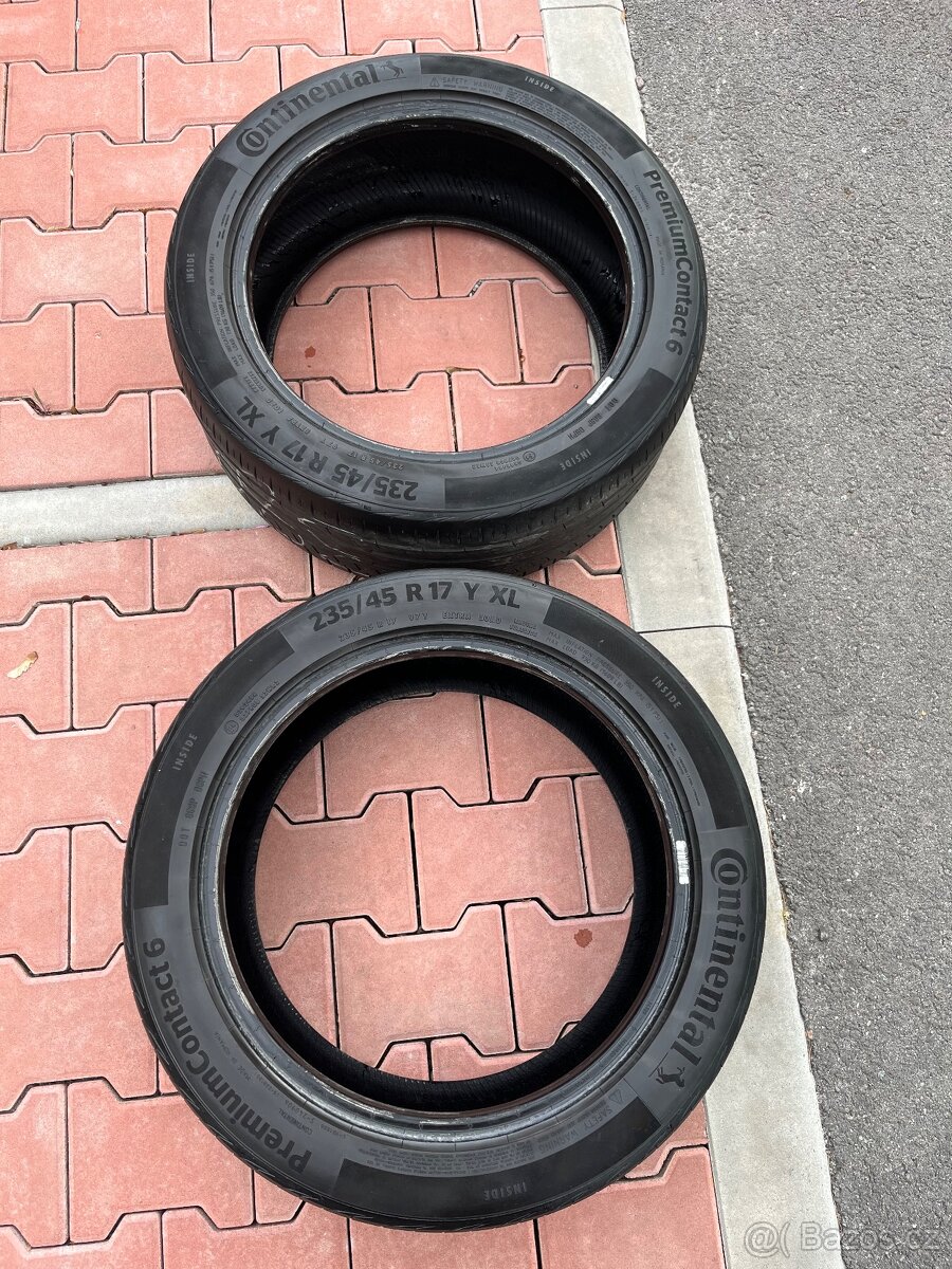 Letní pneumatiky Continental 235/45 R17