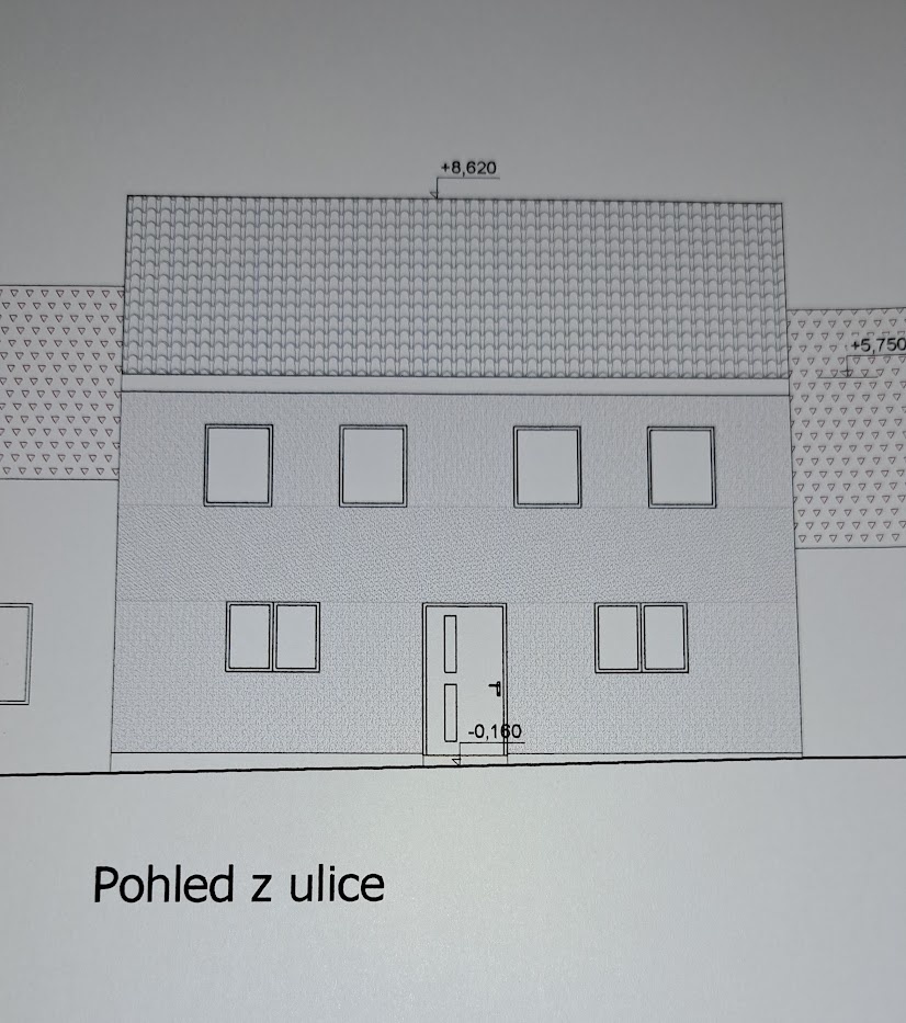 Pozemek s projektovou dokumentací pro stavbu domu se 3 byty