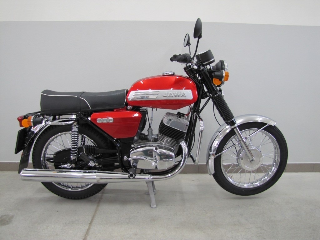 Jawa 350/634 pravá Konopnice s TP po renovaci.