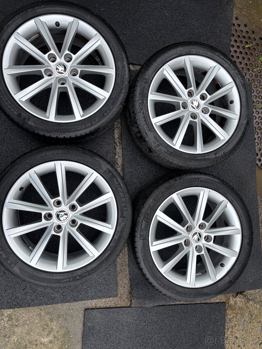 Prodám ORG. Alu Škoda R17 5x112 et 49