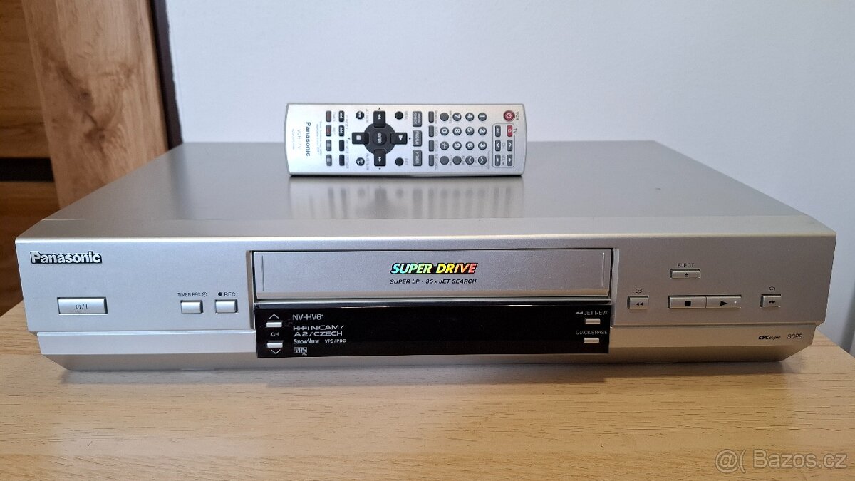 Videorekordér Panasonic NV-HV61 Hi-Fi, SQPB,6 Hlav