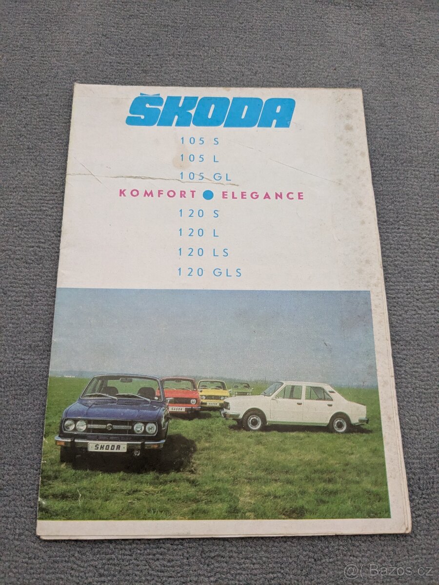 Prospekt Škoda 105S - 120 GLS