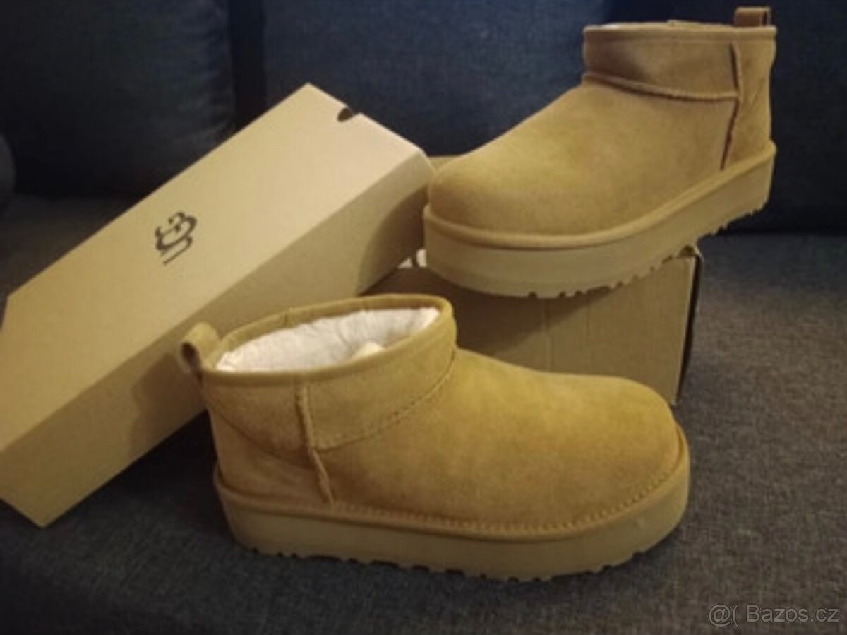 Ugg ultra mini platform Chestnut 38(GS)