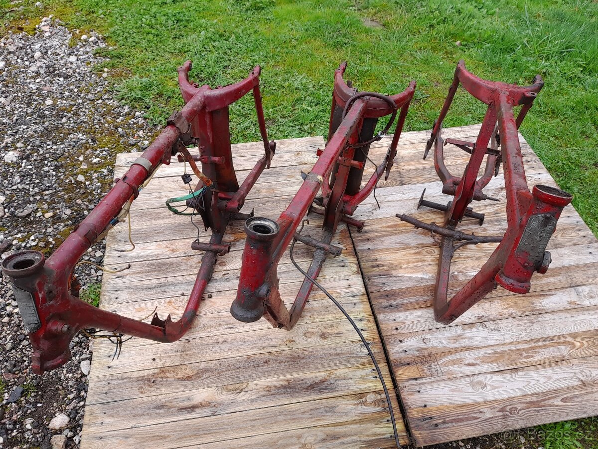 Rámy Jawa 250/353, čz 175, jawa-čz 125-175