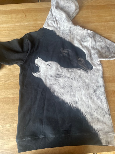 Unisex mikina Wolwes Hoodie nová, vel XS