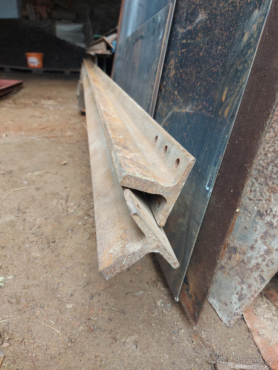 Kolejnice výtahová - robustní ocelový profil "T"