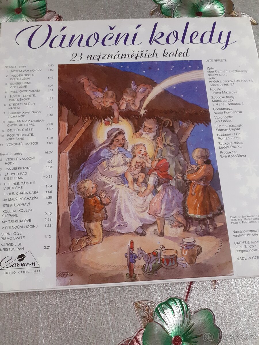 Gramofonové desky pohádky,vánoční koledy