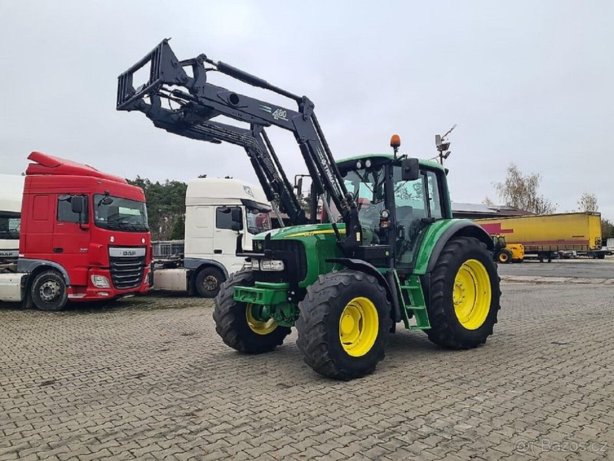 John Deere traktor 4wd•6420•4,8t,118HP,1566MTH