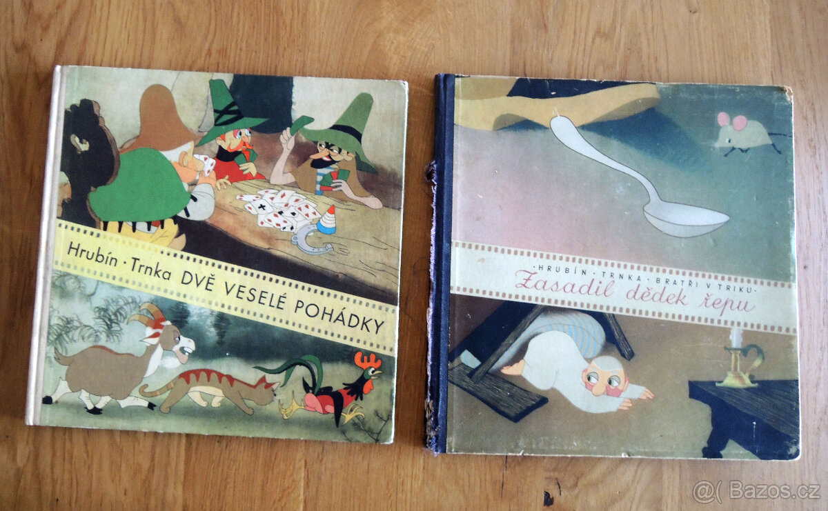 Zasadil dědek řepu 1947 Dvě pohádky Trnka Hrubín