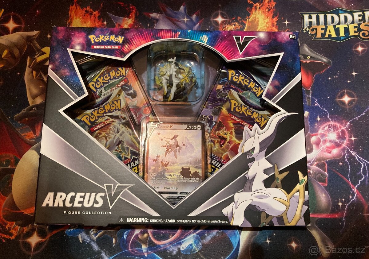 Pokémon Arceus V box (Cosmic Eclipse booster)