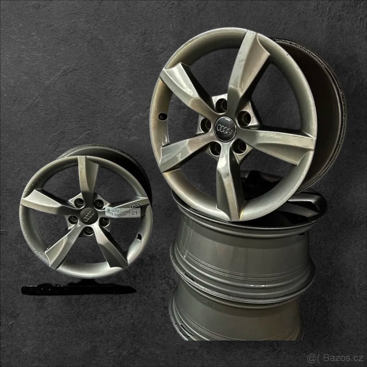Zánovní originální alu kola Audi 5x112 r16