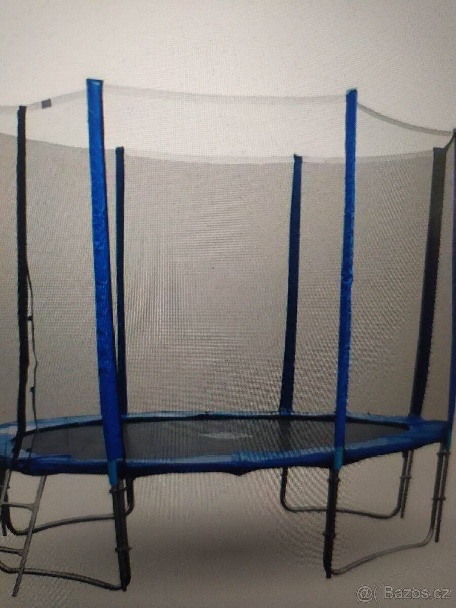 Trampolína GoodJump 4UPVC 305 cm s ochranou sítí + žebřík