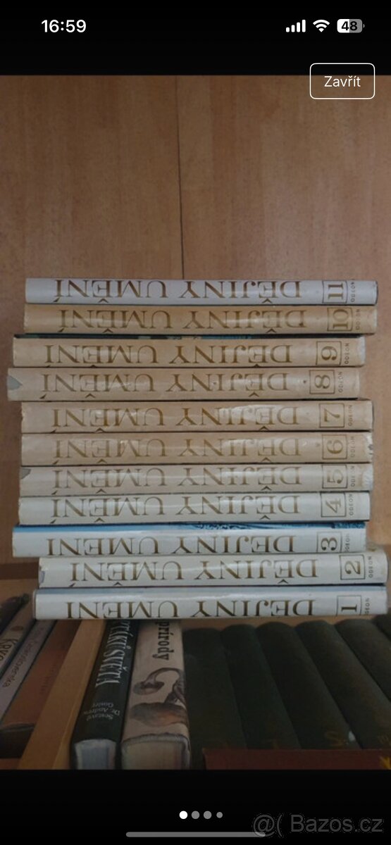 Dějiny umění 1-11díl cena celkem