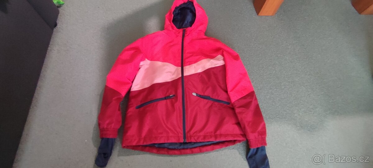 Bunda zimní, lyžařská dívčí vel. 134-140