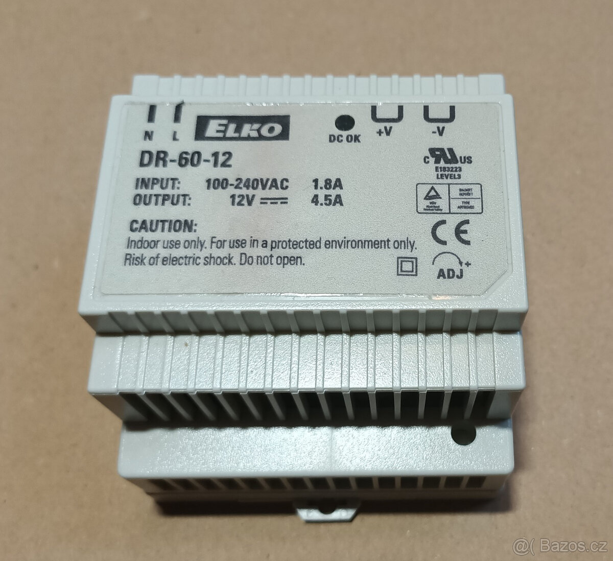 Spínaný zdroj na DIN lištu ELKO DR-60-12