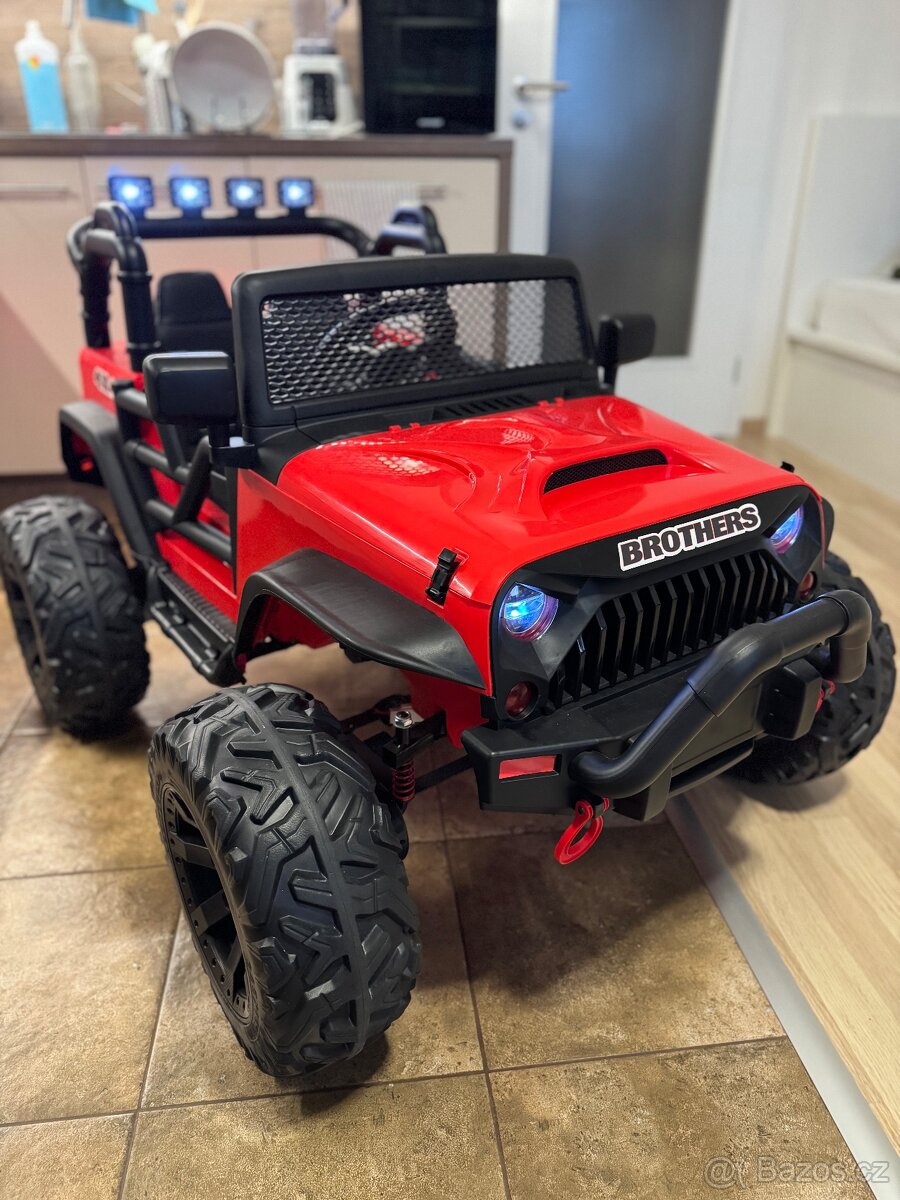 Elektrické autíčko 4x4 brothers