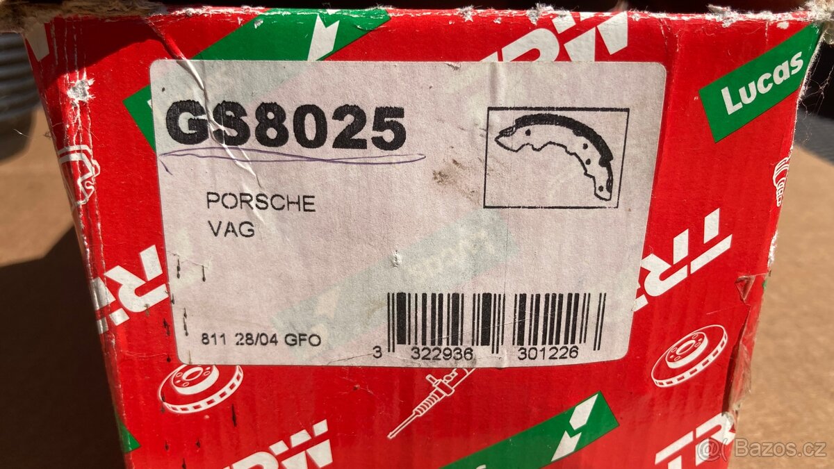 Sada brzdových čelistí TRW Lucas GS8025