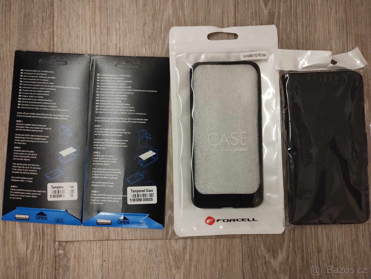 Prodám tvrzené sklo a poudro huawei P20