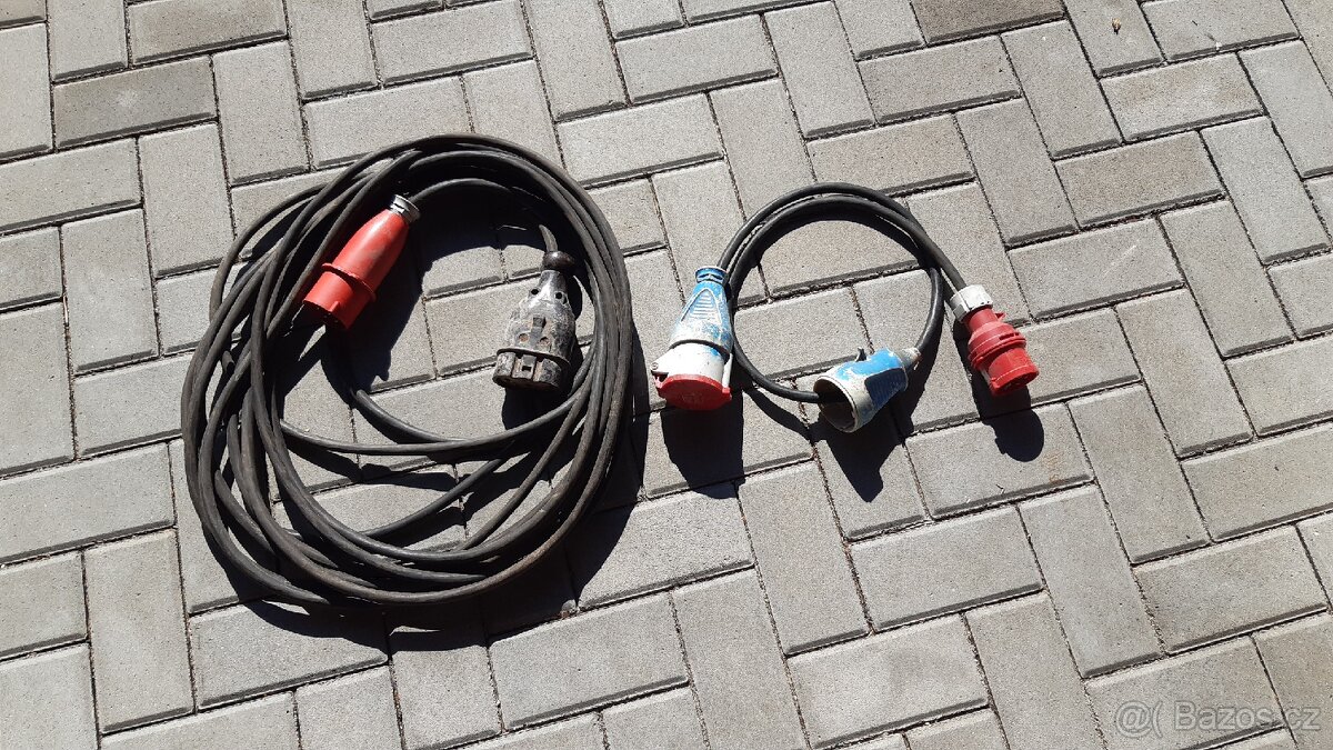 Kabel 380V 15m + propojka