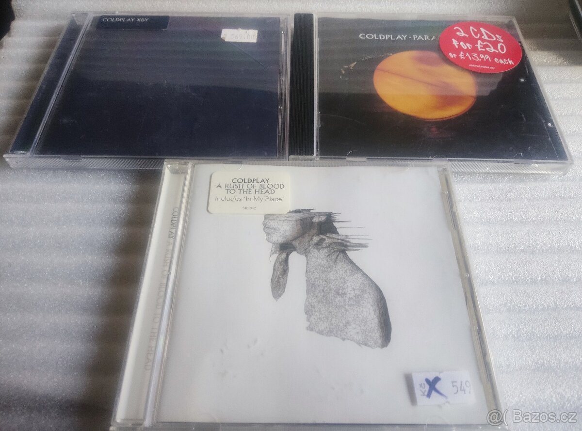 Cd - 3 x Coldplay