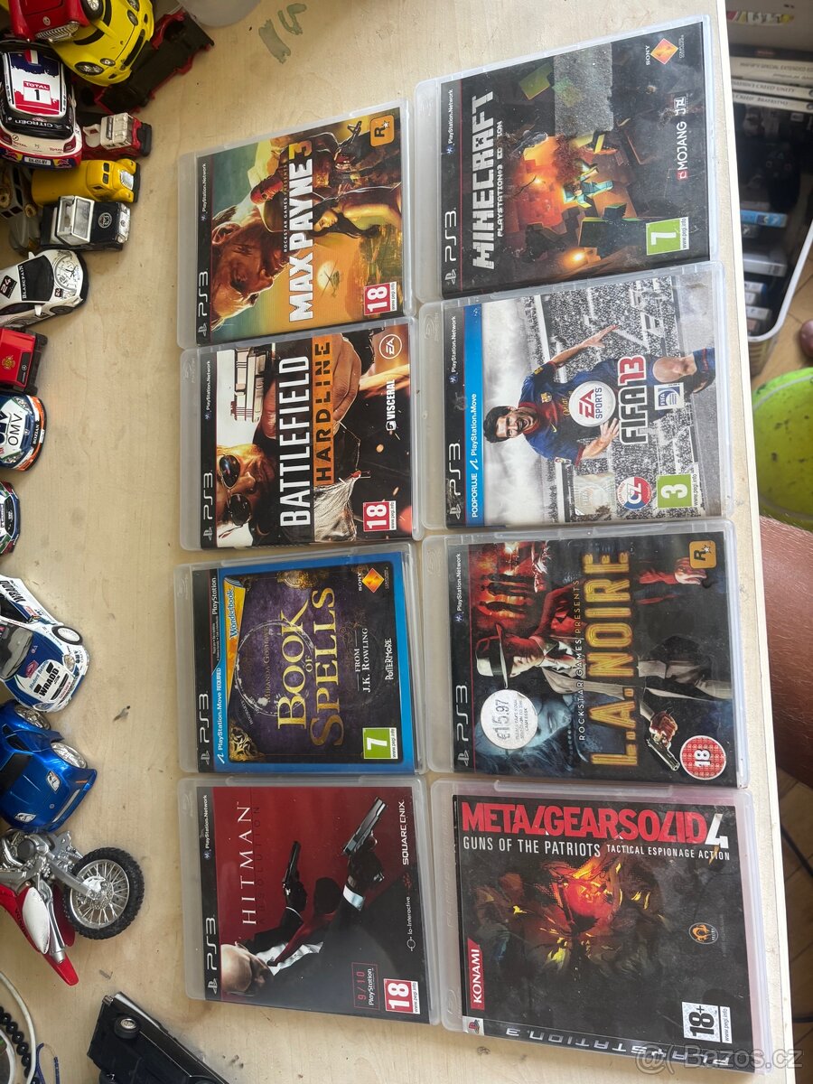 Prodám hry na PS3– GTA V, Minecraft, Skate 3