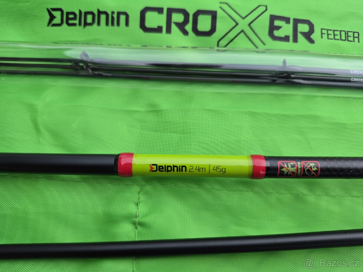 Rybářský prut feeder delphin croxer 2,4m 45g