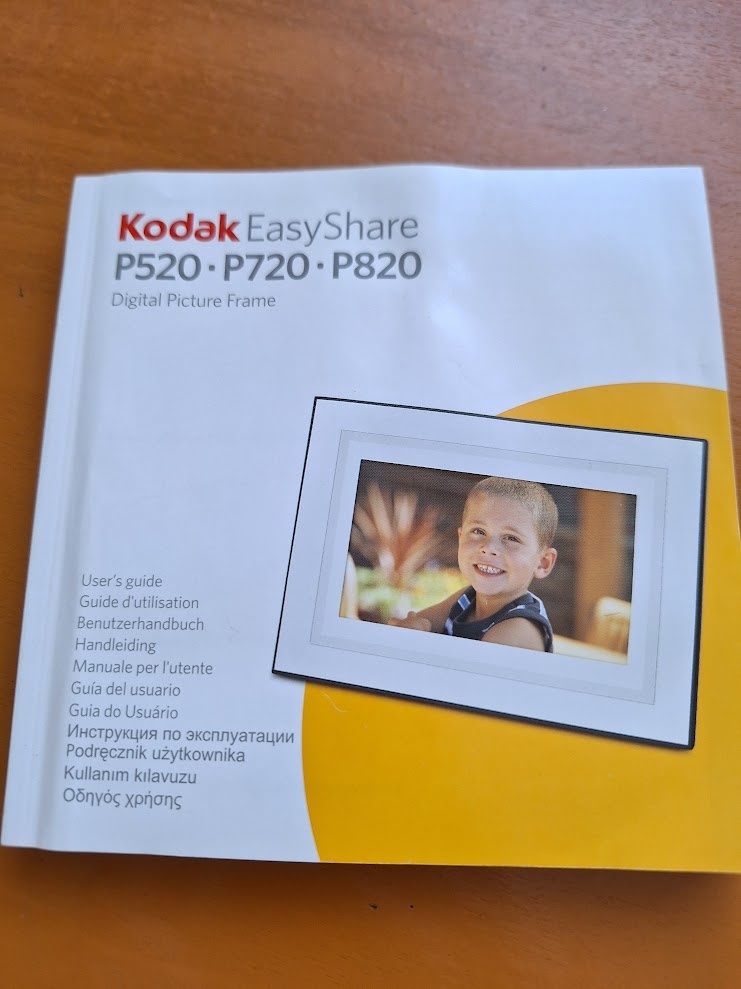 Prodám digitání fotorámeček KODAK EasyShare P820
